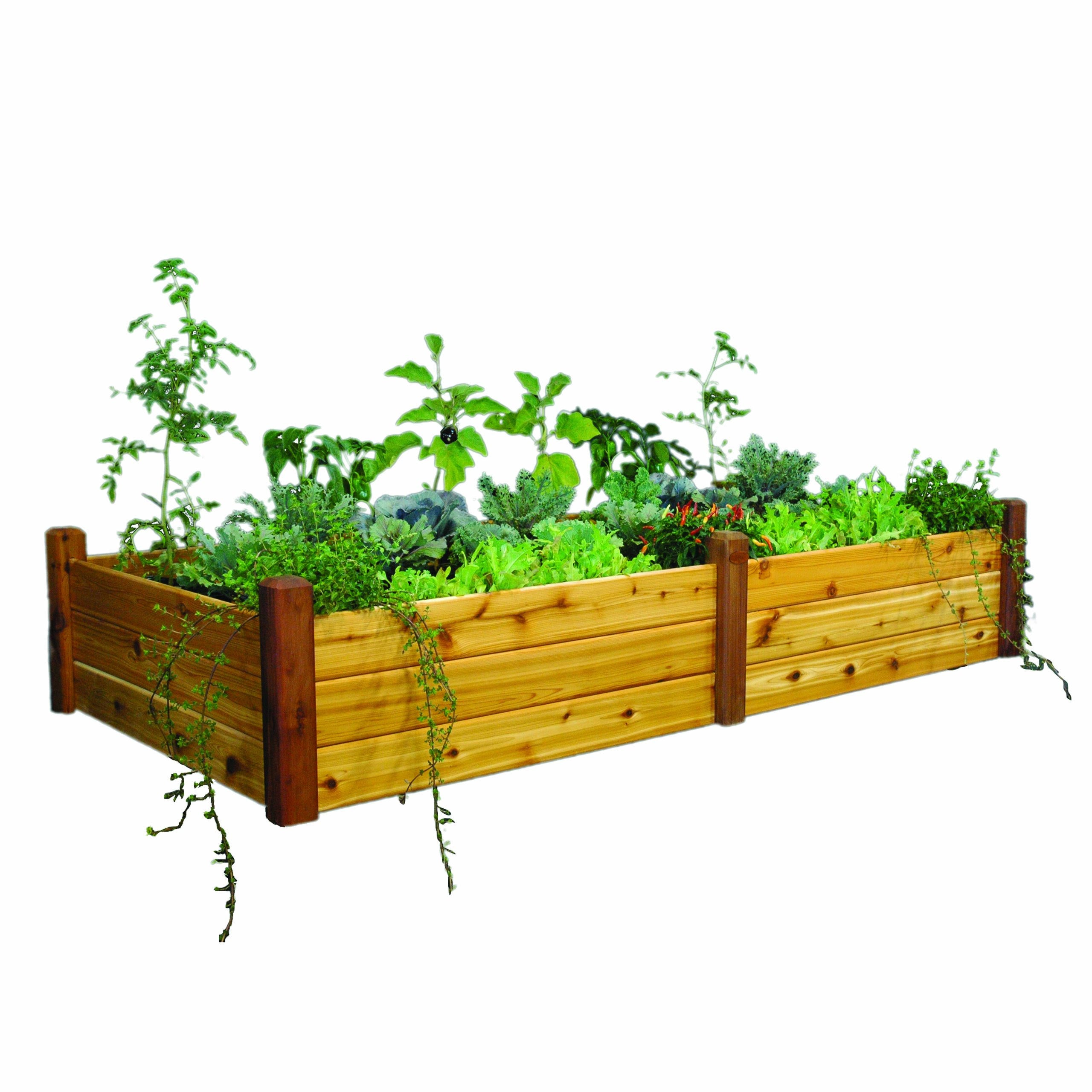 Cedar Three Tier Raised Garden Bed I9274