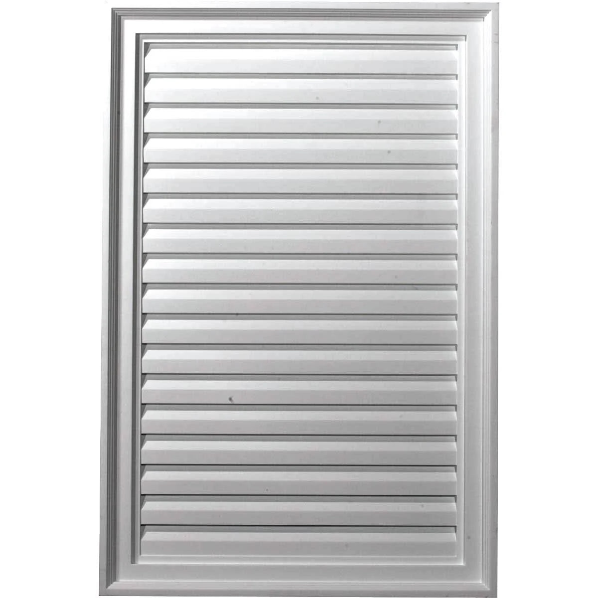 24x22W x 35x22H Vertical Urethane Gable Vent Louver Z400379