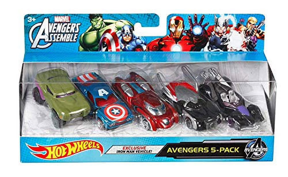 Hot Wheels Marvel Avengers 5-Pack E5834