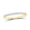 14kt Yellow Gold Diamond Band Ring Size 7.5 R66429