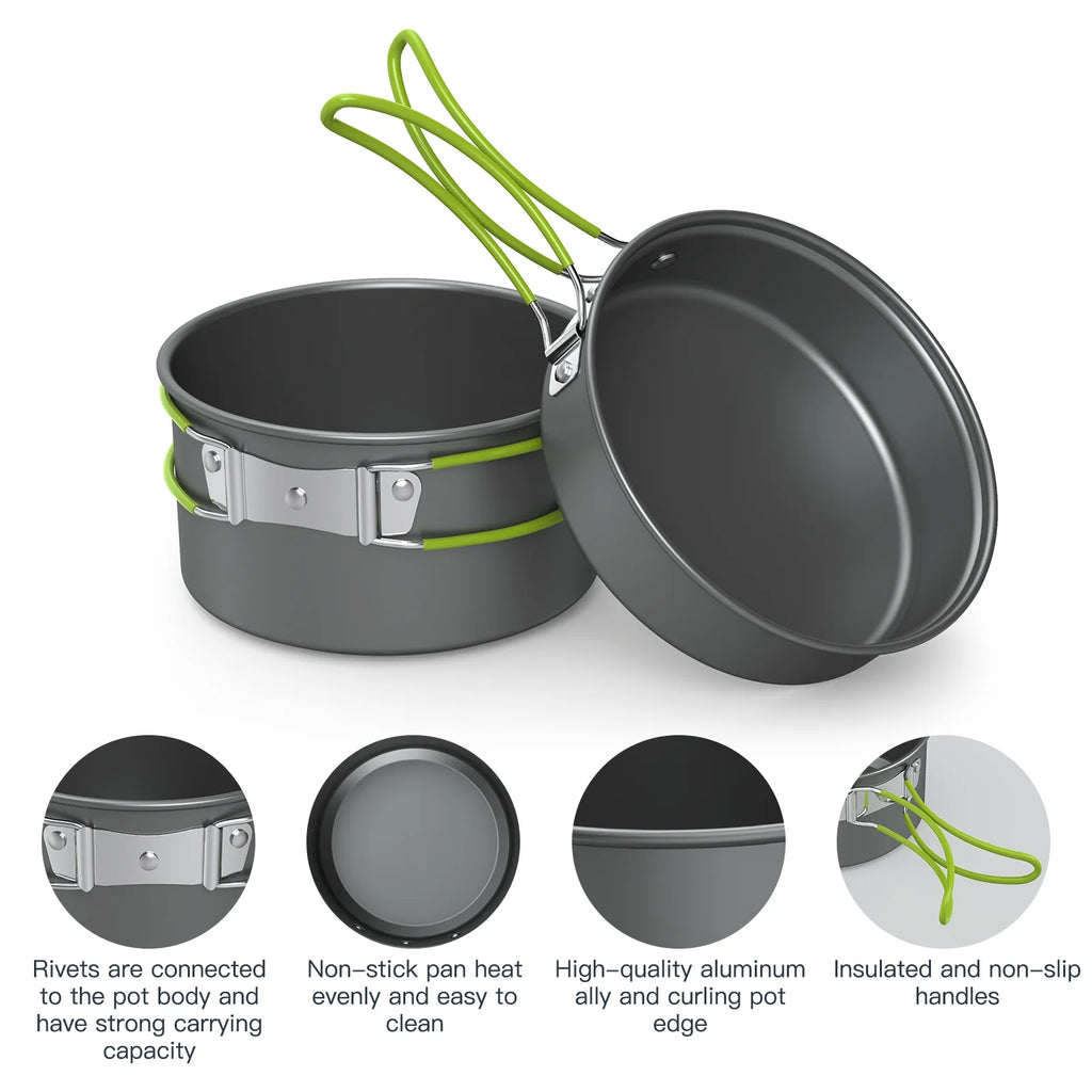 Portable Outdoor Camping Cookware Set H636901