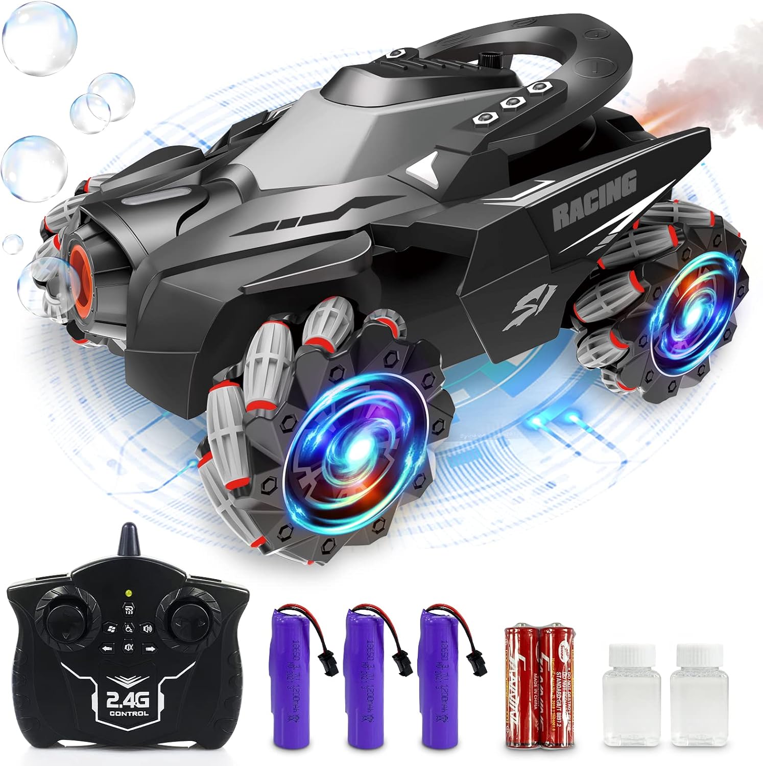 Stunt RC Car 4WD 1:12 Drift Toy with 2.4Ghz 360° Rotation D8883