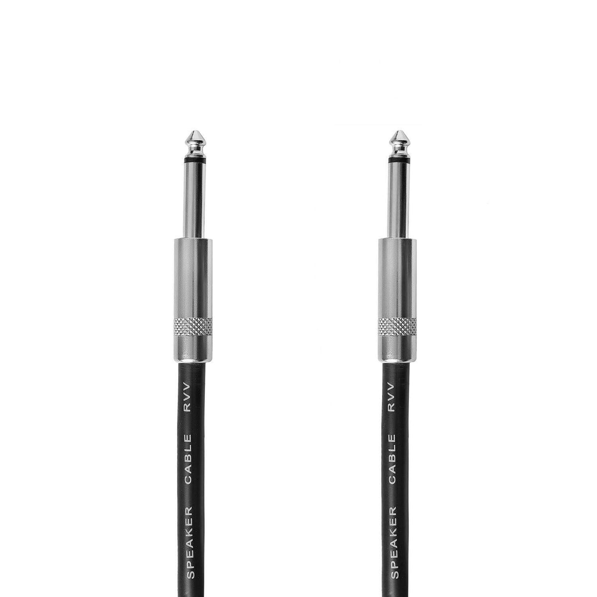 4Pcs 25 Feet 1/4 to 1/4 Speaker Cables, 12 Gauge 2-Conductor Heavy Duty Audio Cord U183