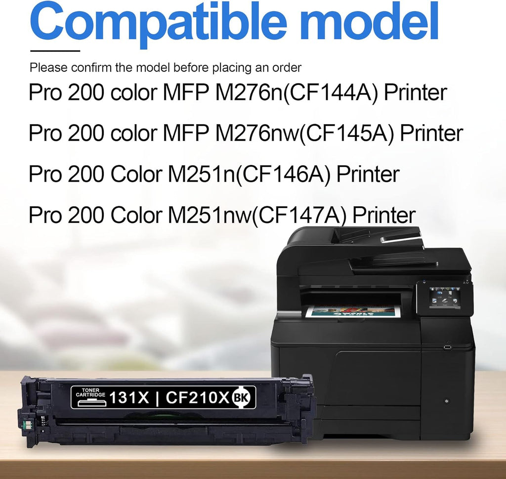 High Yield Toner Cartridge Replacement for HP 131X CF210X Black 1 Pack Z40905