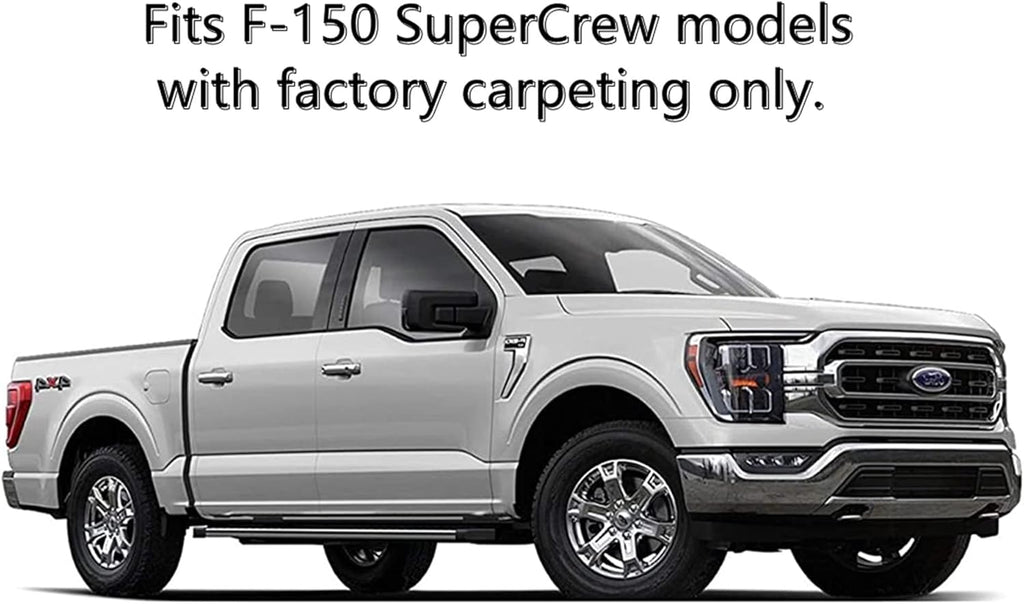Black Floor Liners for Ford F-150 SuperCrew J99520