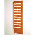 Black/Medium Oak 10 Pocket File Holder L338
