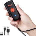 Wireless Barcode Scanner, Waterproof Shockproof Mini Pocket 2D Scanner, Bluetooth 5.0 & USB Wired & 2.4G Bar Code Reader K1749