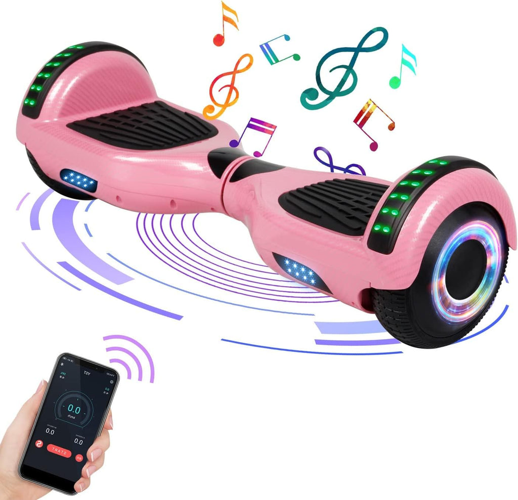 6.5inch Self Balancing Hoverboard with Bluetooth Speaker LED Lights U211056