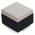 Wicker Ottoman V560643