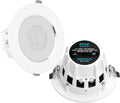 White 3.5-Inch 2-Way In-Wall / In-Ceiling Speaker Pair with LED Lights C6674
