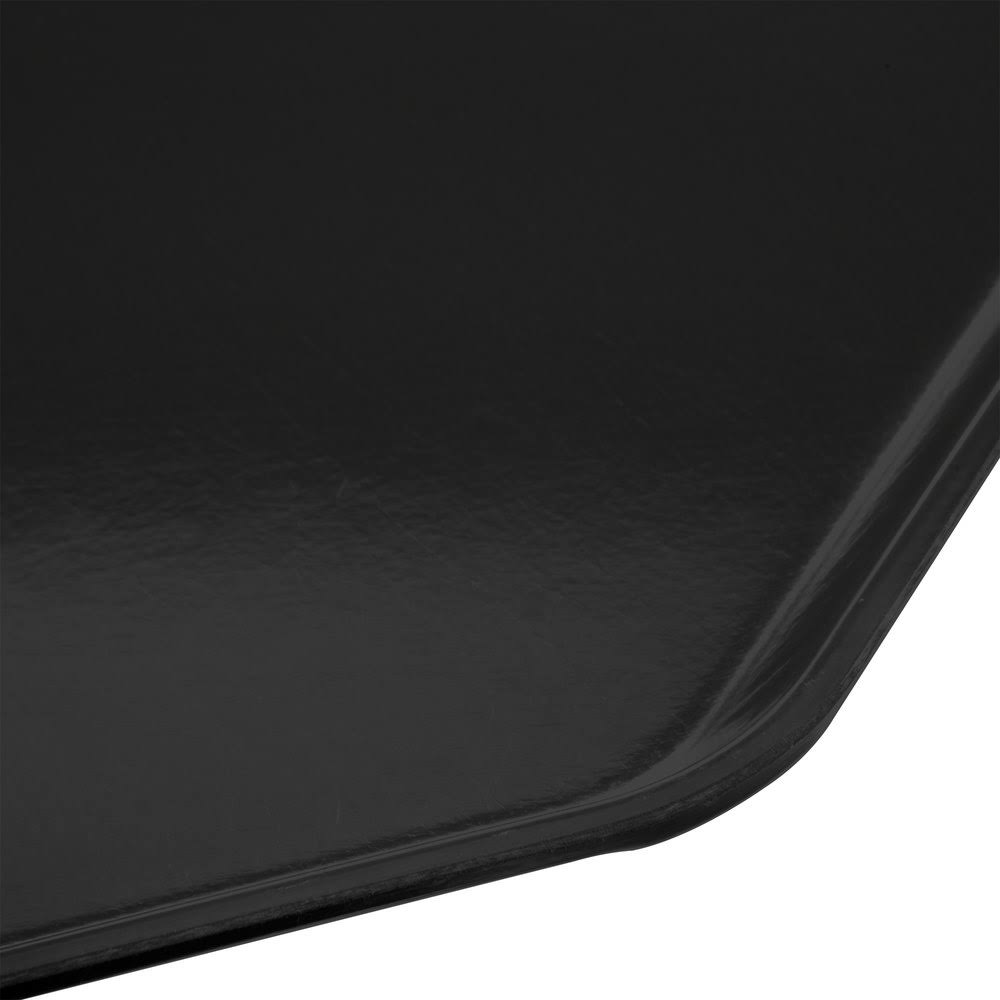 Black Glasteel Fiberglass Trapezoid Tray R240468