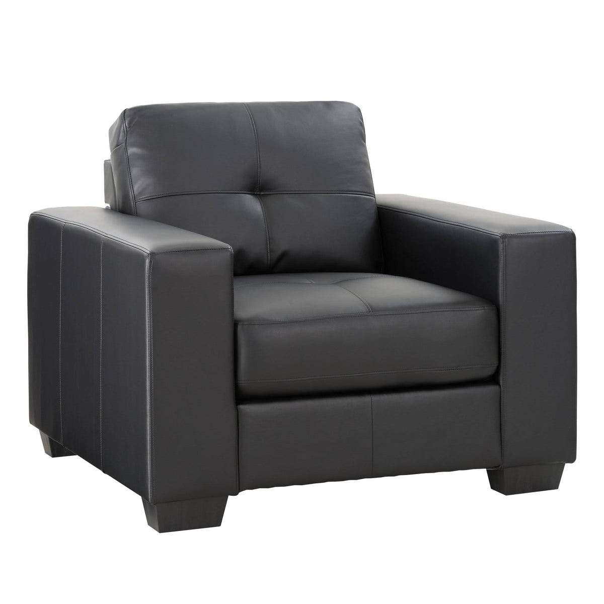 Red Bonded Leather Chair J28197