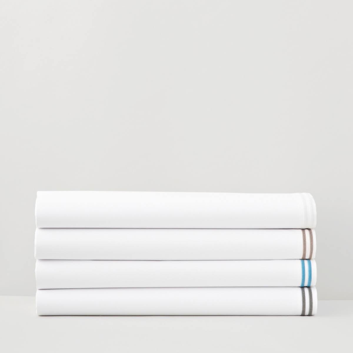 Italian Percale Twin Flat Sheet - Marine Navy V740
