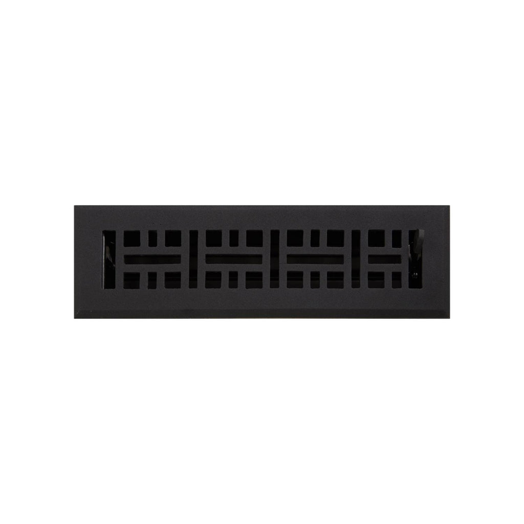 Black Powder Cast Iron Wall Register J8652