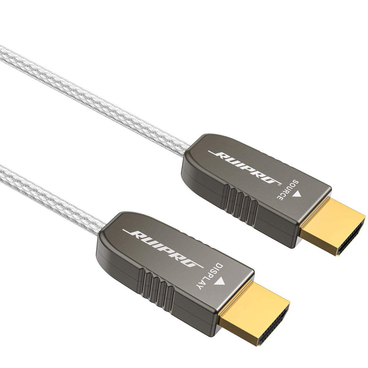 HDMI 2.0b Fiber Optic Cable 20ft 4K 60Hz 18Gbps Pack of 2 U748011