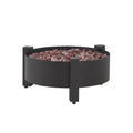 Dark Charcoal Round Fire Pit S60279