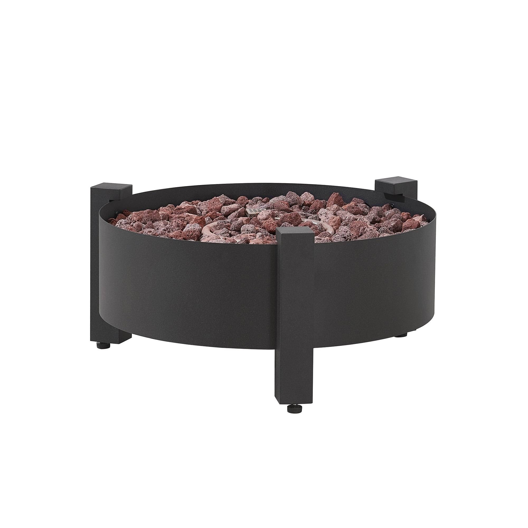 Dark Charcoal Round Fire Pit S60279