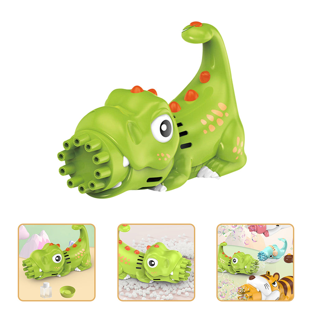 Dinosaur Gatling Bubble Gun 10-Hole Bubble Maker Toy Z68290