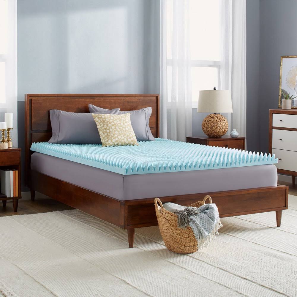 Gel Highloft 3-Inch Memory Foam Mattress Topper California King D969
