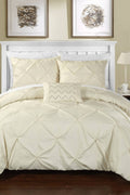 Beige King Duvet Cover Set L971091