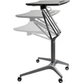Black Laminate Top Mobile Laptop Caddy A9167