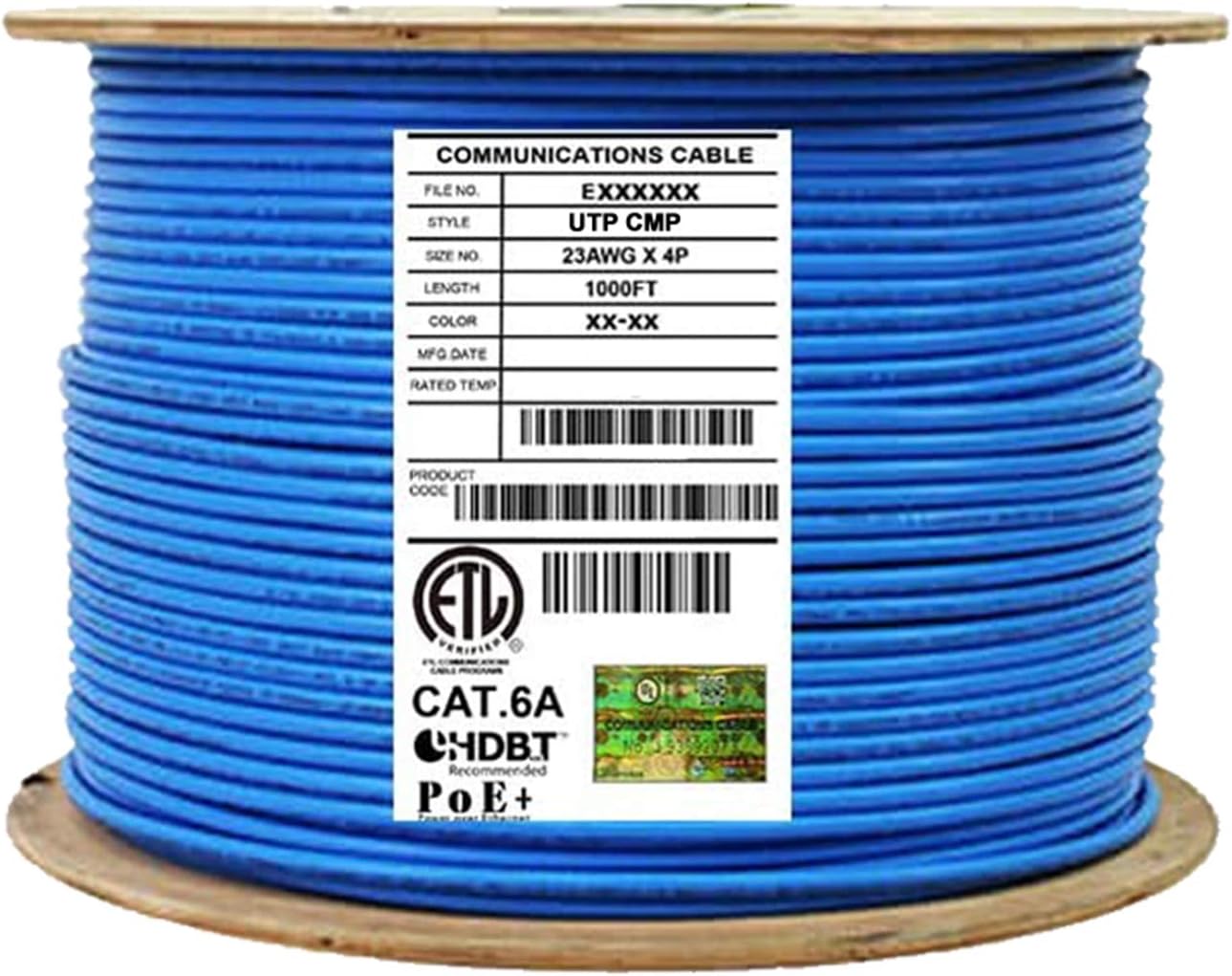 Bulk Ethernet Cable Reel in Blue P495534