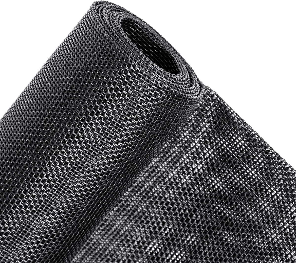 Black Vinyl Coated Polyester Pet Proof Window Screen Mesh, Pack of 2 C388218