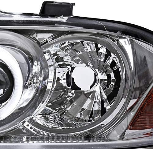 Chrome Clear Dual Halo Projector Head Lights Z568