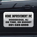 12 X 24 Set of 2 Vehicle Magnets Sign with Custom Lettering P696529