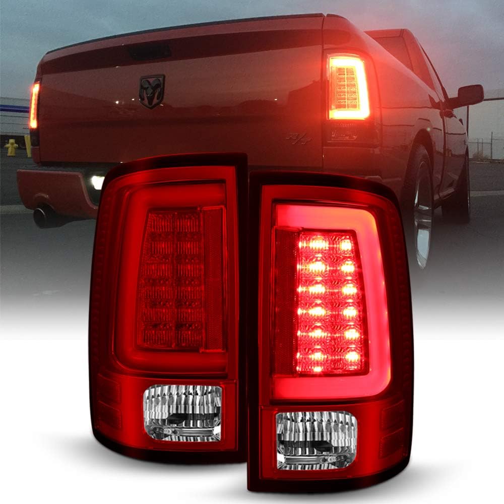 Red LED Tube Tail Lights for Dodge Ram 1500 2500 3500 L845759